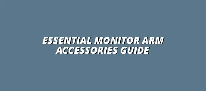 top-rated monitor arm accessories for home office