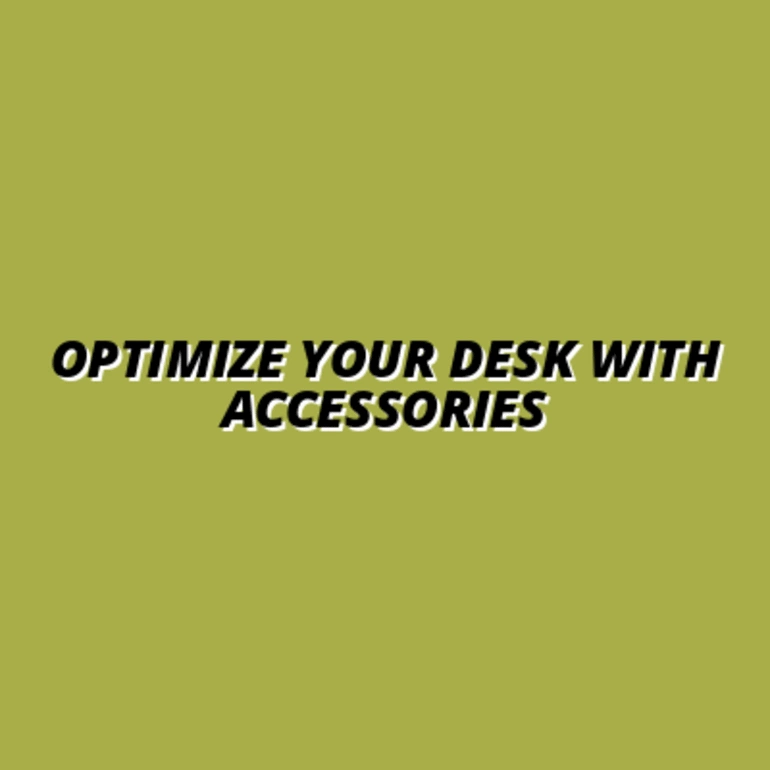monitor arm accessories for efficient desk organization